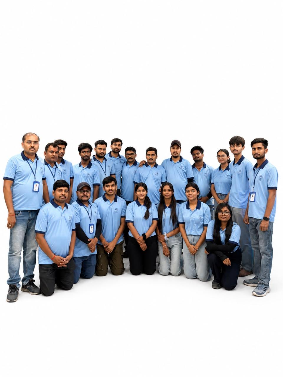 The Sampurnakart repair and support team
